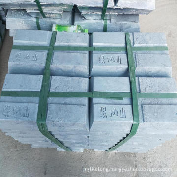 Cheap Silver White Zinc Ingot Zinc Metal Ingots with 99.99%